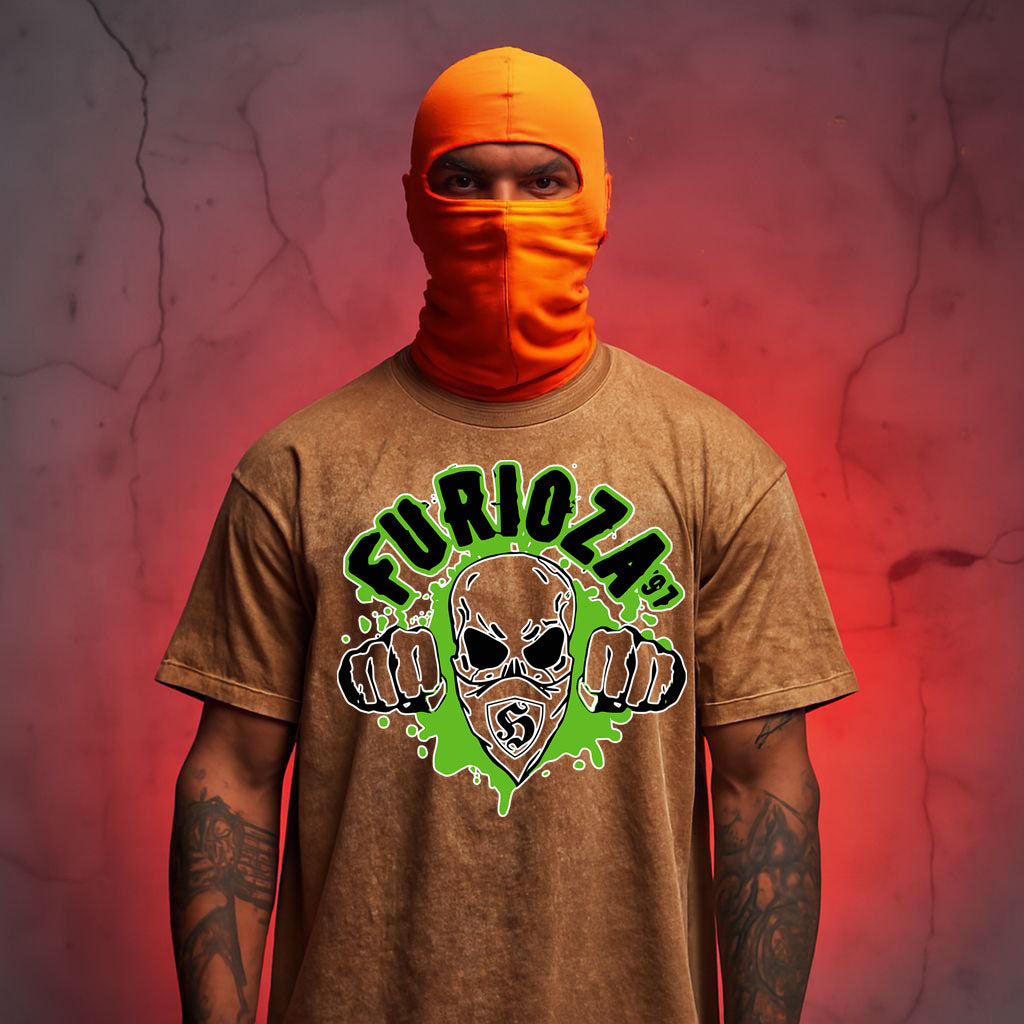 Cotton acid finish oversize t-shirt