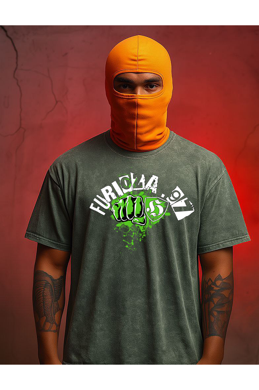 Cotton acid finish oversize t-shirt