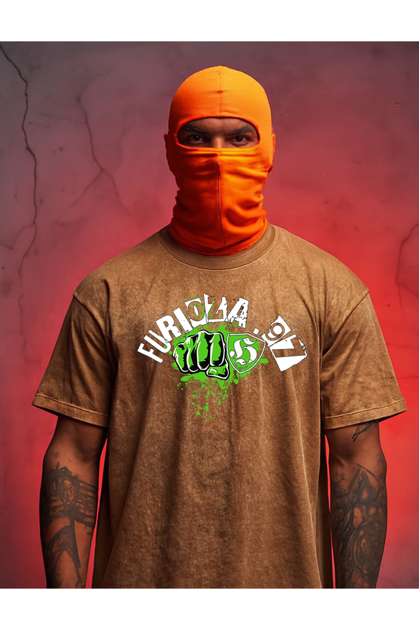 Cotton acid finish oversize t-shirt